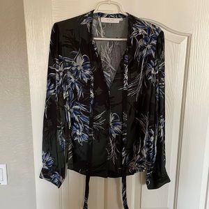 Astr tie neck blouse